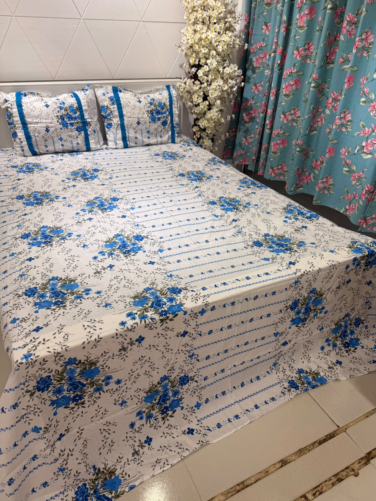 bed sheet nilar sada