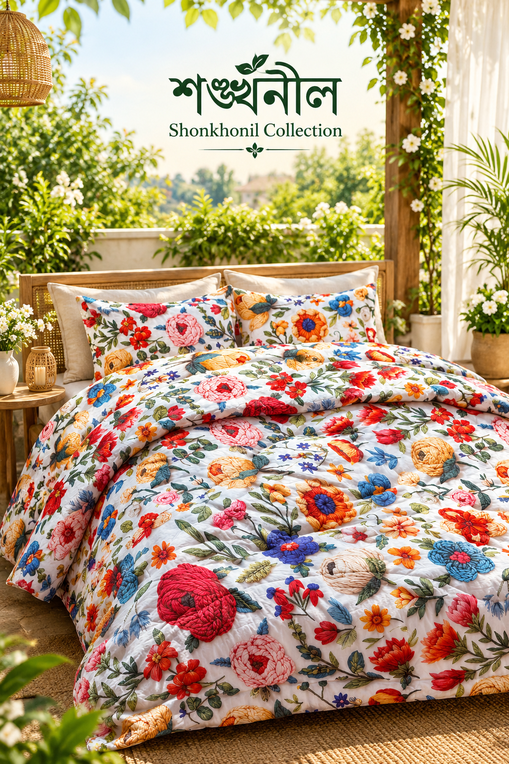 comforter 5pis  rainbow full